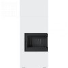 Kratki - Modulárny krb SIMPLE 8 BOX, biela, pravé presklenie - 8 kW